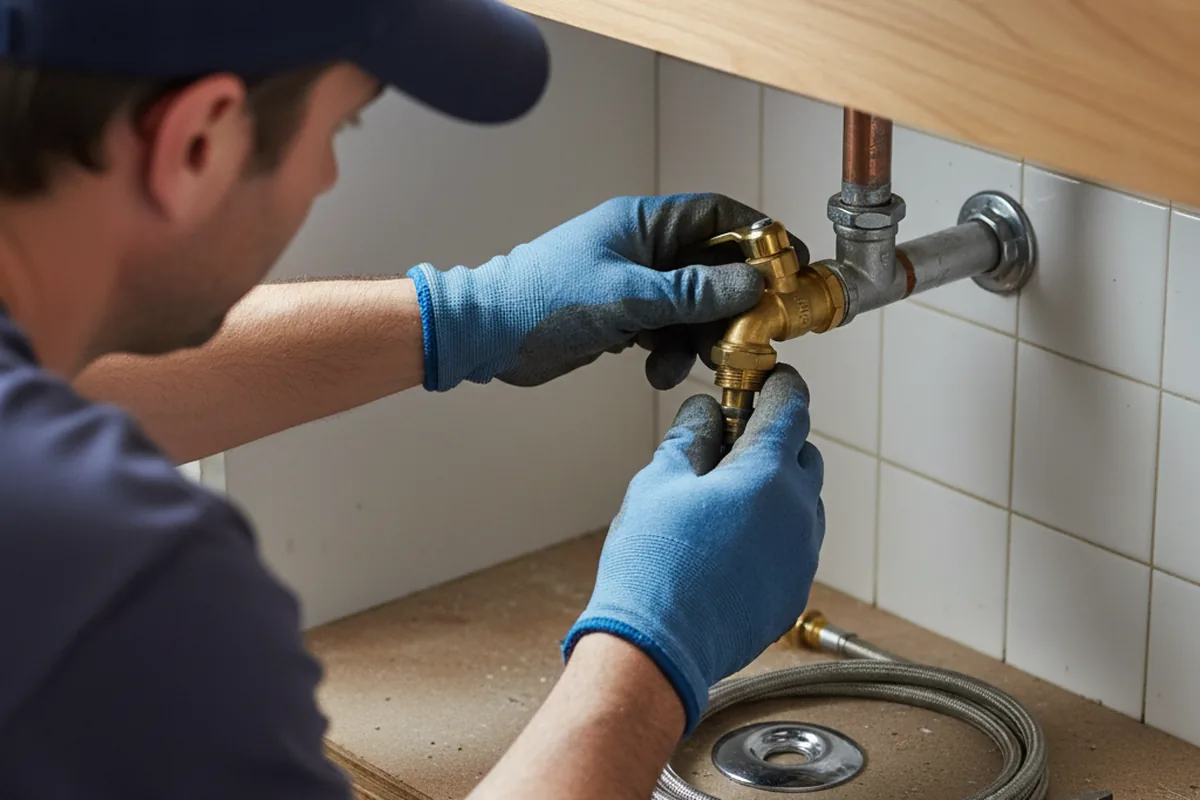 Shutoff valve and fitting work during Faucet and Fixture Repair in Pittsburg